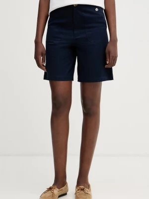 Obrázek produktu U.. Polo Assn. šortky dámské bavlněné elastanem CHINO U.S. POLO ASSN. námořnická modř