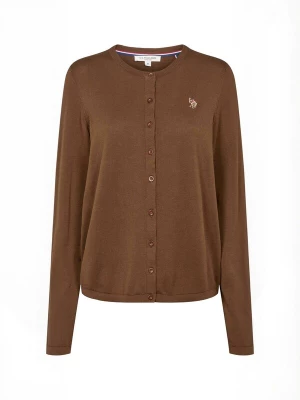 Obrázek produktu U.. POLO ASSN. Svetr 'UWKimmi' kaštanově hnědá U.S. POLO ASSN.