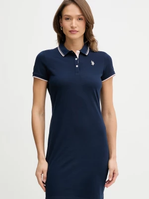 Obrázek produktu U.S. Polo Assn. Bavlněné šaty U.S. Polo Assn. POLO DRESS námořnická modř