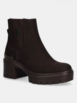 Obrázek produktu U.S. Polo Assn. Boty s gumou U.S. Polo Assn. HALEY009A hnědá