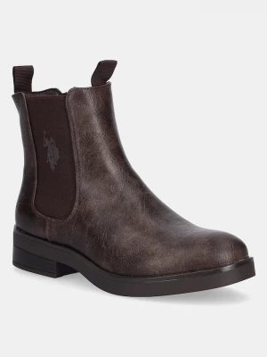 Obrázek produktu U.S. Polo Assn. Boty s gumou U.S. Polo Assn. YLENIA003 hnědá