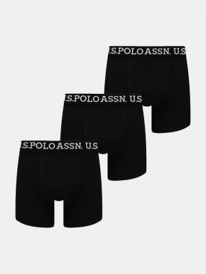 Obrázek produktu U.S. Polo Assn. boxerky pánské bavlněné s elastanem USPA Trunk 3-pack černá