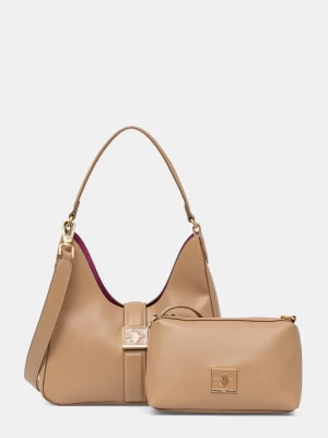 Obrázek produktu U.S. Polo Assn. crossbody kabelka dámská z imitace kůže MARGARET béžová