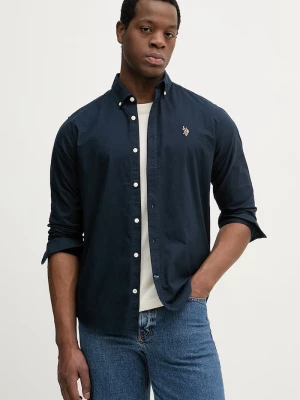 Obrázek produktu U.S. Polo Assn. košile pánská bavlněná PEACHED OXFORD LS námořnická modř