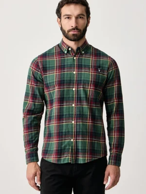 Obrázek produktu U.S. Polo Assn. košile pánská bavlněná Pocketed Checked Buttondown LS zelená