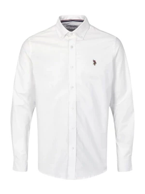 Obrázek produktu U.S. POLO ASSN. Košile 'UMCalvert' hnědá / červená / bílá