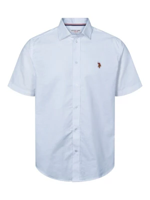 Obrázek produktu U.S. POLO ASSN. Košile 'UMNatan' světlemodrá / hnědá / červená / bílá