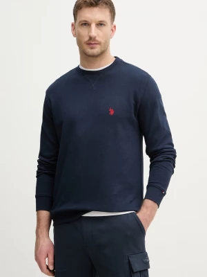 Obrázek produktu U.S. Polo Assn. Mikina pánská s bavlnou DHM LB CREW námořnická modř