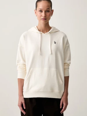 Obrázek produktu U.S. Polo Assn. mikina s kapucí dámská s bavlnou DHM LB béžová