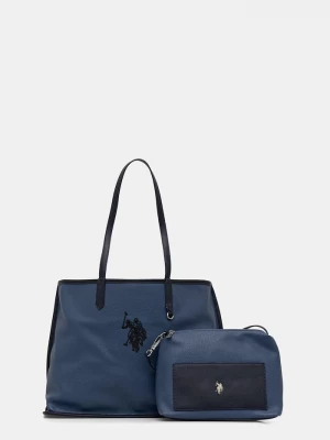 Obrázek produktu U.S. Polo Assn. nákupní taška dámská z imitace kůže SURREY námořnická modř