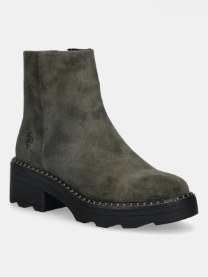 Obrázek produktu U.S. Polo Assn. Nízké kozačky U.S. Polo Assn. HANNAH002 zelená