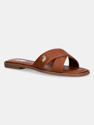 Obrázek produktu U.S. Polo Assn. Pantofle U.S. Polo Assn. GENNY002 hnědá