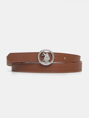 Obrázek produktu U.S. Polo Assn. pásek dámský z imitace kůže hnědá