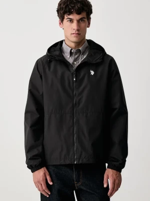 Obrázek produktu U.S. Polo Assn. přechodová bunda pánská Hooded Windbreaker černá