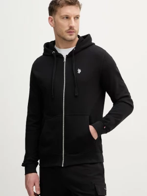Obrázek produktu U.S. Polo Assn. rozepínací mikina pánská s bavlnou DHM LB černá