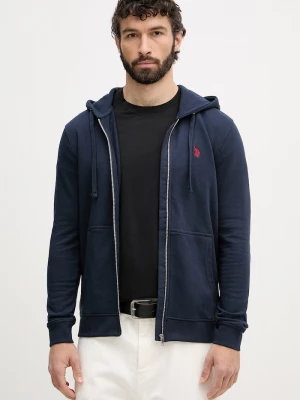 Obrázek produktu U.S. Polo Assn. rozepínací mikina pánská s bavlnou DHM LB námořnická modř