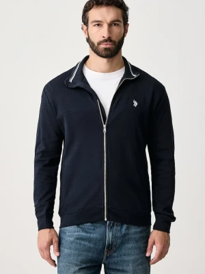 Obrázek produktu U.S. Polo Assn. rozepínací mikina pánská s bavlnou Luxe DHM Zip Through Funnel námořnická modř