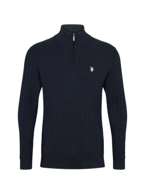 Obrázek produktu U.S. POLO ASSN. Svetr ' Amir Half ' safírová