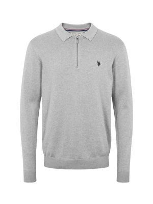 Obrázek produktu U.S. POLO ASSN. Svetr ' UMDave ' šedý melír