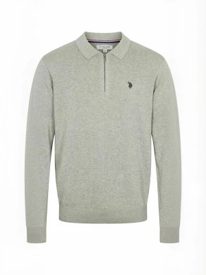 Obrázek produktu U.S. POLO ASSN. Svetr ' UMSanka ' šedý melír