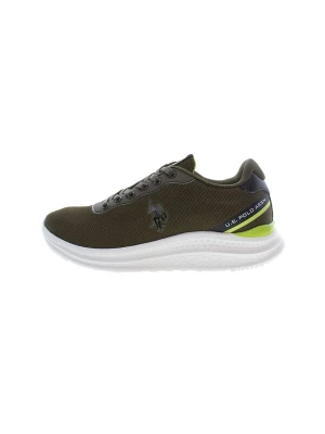 Obrázek produktu U.S. POLO ASSN. Tenisky 'Kaleb' limetková / olivová / bílá