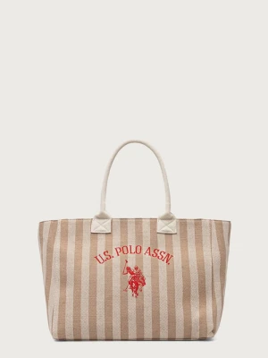 Obrázek produktu U.S. Polo Assn. tote taška dámská bavlněná béžová
