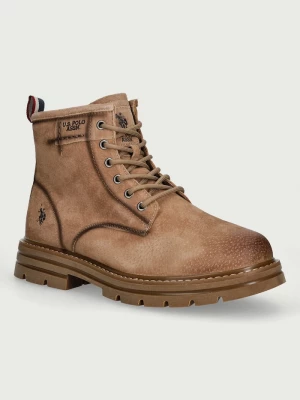 Obrázek produktu U.S. Polo Assn. trekové boty pánské nubukové BERNY002A hnědá
