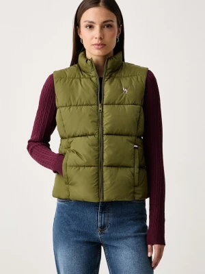 Obrázek produktu U.S. Polo Assn. vesta dámská LIGHTWEIGHT PUFFER GILET zelená