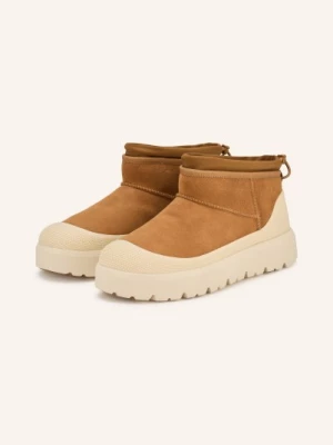 Obrázek produktu Ugg Boty S Plochou Podrážkou Classic Ultra Mini Weather Hybrid velbloudí / krémová