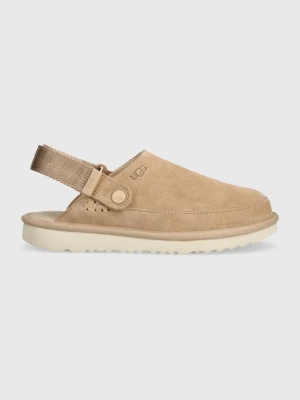 Obrázek produktu UGG Dětské semišové papuče UGG GOLDENSTAR CLOG béžová