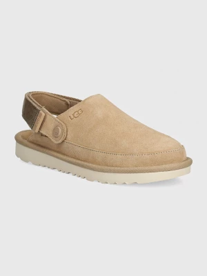 Obrázek produktu UGG Dětské semišové papuče UGG GOLDENSTAR CLOG béžová
