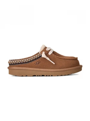 Obrázek produktu UGG Dětské semišové papuče UGG TASMAN MULE hnědá