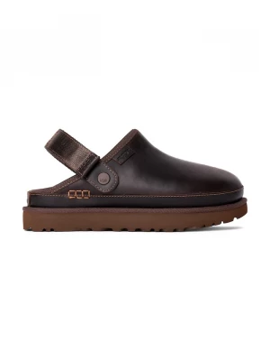 Obrázek produktu UGG Kožené pantofle UGG Goldenstar Clog Lthr Regen hnědá