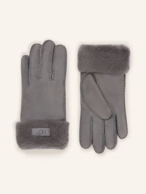 Obrázek produktu Ugg Kožené Rukavice šedá