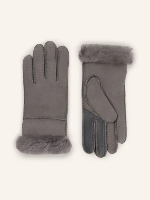 Obrázek produktu Ugg Kožené Rukavice šedá