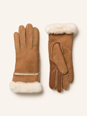 Obrázek produktu Ugg Kožené Rukavice světle hnědá