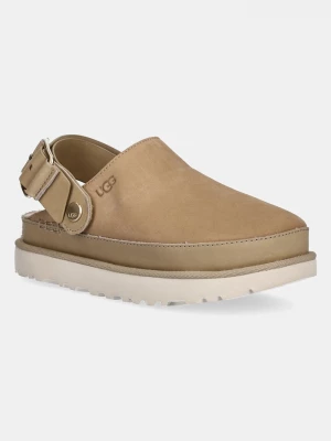 Obrázek produktu UGG Nubukové pantofle UGG Goldenstar Villa Clog béžová