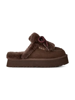 Obrázek produktu UGG Pantofle dámské semišové W Disquette Heritage hnědá