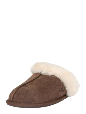 Obrázek produktu UGG Pantofle 'Scuffette' hnědá / barva bílé vlny