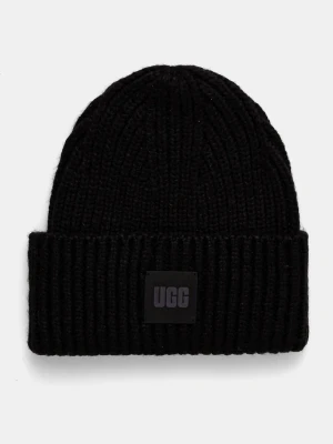 Obrázek produktu UGG pletená čepice dámská s příměsí vlny černá