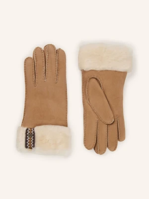 Obrázek produktu Ugg Rukavice Sheepskin Uggbraid S Funkcí Pro Dotykové Displeje velbloudí / režná