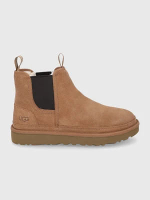 Obrázek produktu UGG Semišové kotníkové boty Neumel Chelsea hnědá