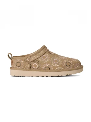Obrázek produktu UGG Semišové papuče W Classic Micro Sun Stitch béžová