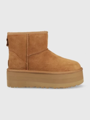 Obrázek produktu UGG Sněhule UGG Classic Mini Platform hnědá