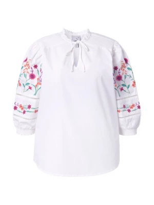 Obrázek produktu Ulla Popken Halenka smaragdová / oranžová / pink / bílá