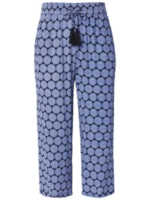 Obrázek produktu Ulla Popken Kalhoty marine modrá / námořnická modř / bílá
