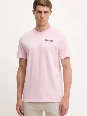 Obrázek produktu Under Armour basic tričko pánské s bavlnou HW ARMOUR LABEL růžová