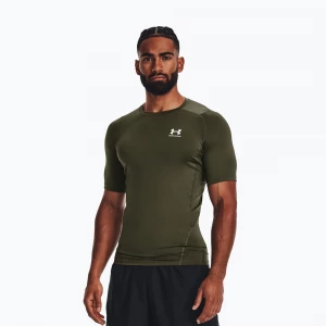 Obrázek produktu Under Armour HG Armour Comp SS pánské tréninkové tričko marine od green / white