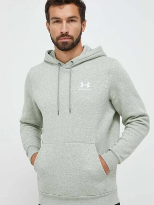 Obrázek produktu Under Armour mikina s kapucí pánská s bavlnou Essential Fleece zelená