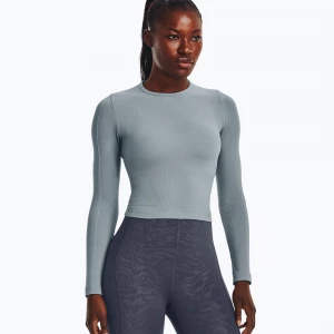 Obrázek produktu Under Armour Rush Seamless šedý dámský tréninkový dres s dlouhým rukávem 1373930